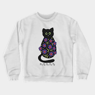 Ps Ps cat Crewneck Sweatshirt